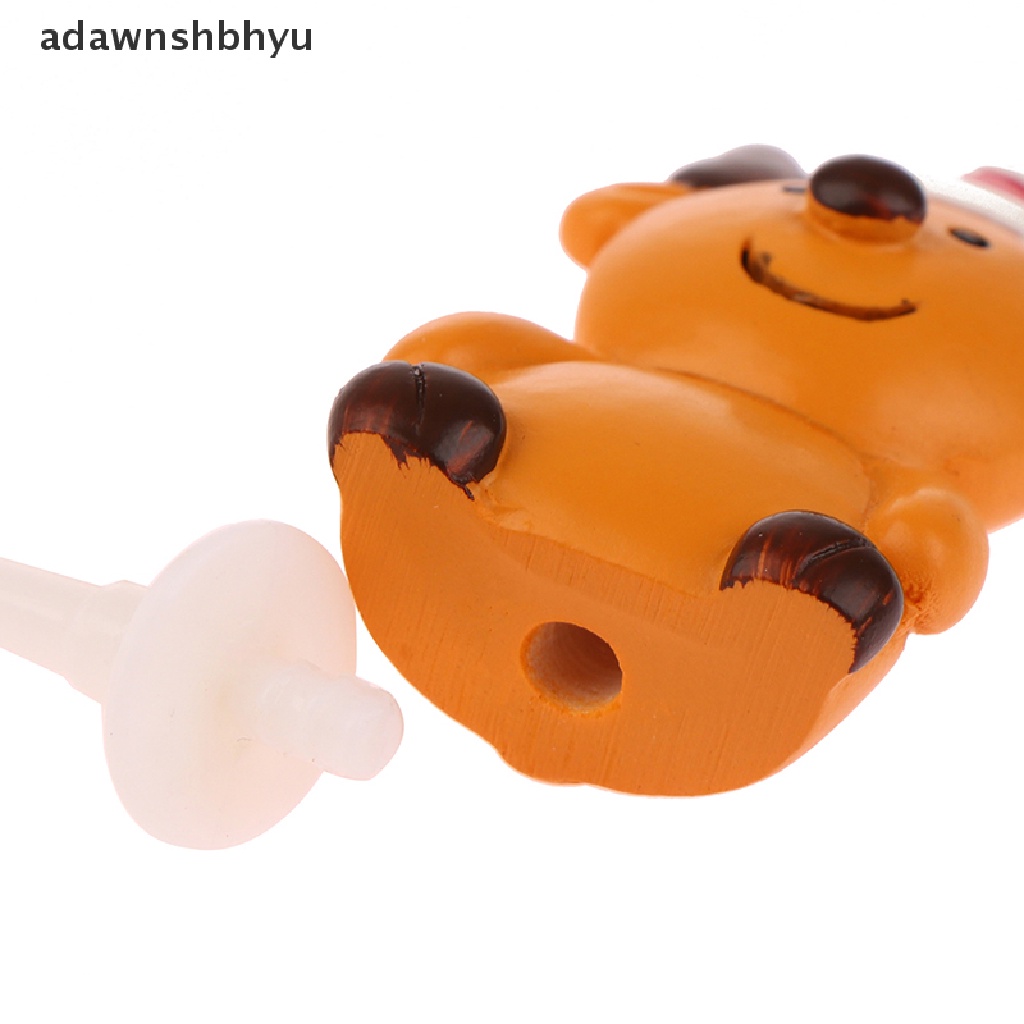 Adawnshbhyu 1pc Merry Christmas Hiasan Kue Kartun Resin Warna Xmas Party Cake Topper ID