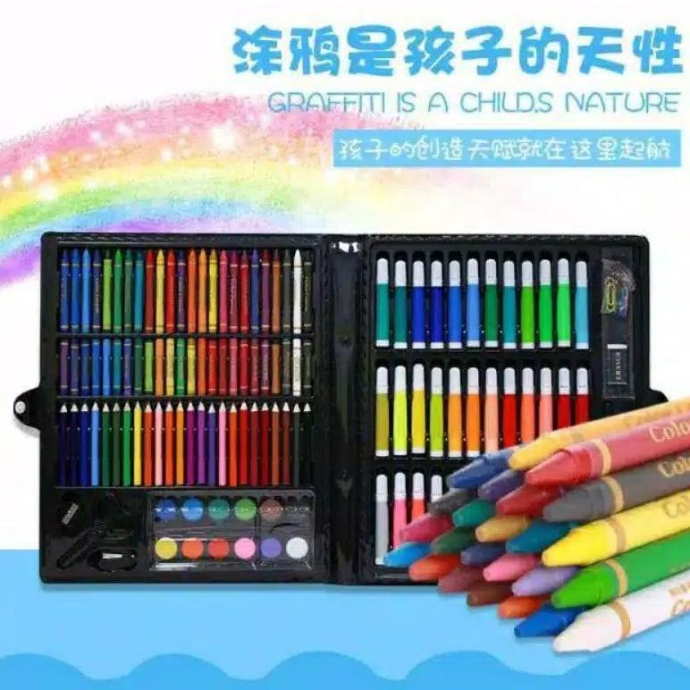 

[D-S2S ♥☞] [CDM] CRAYON SET 150 PCS PENSIL WARNA ALAT LUKIS-amanah