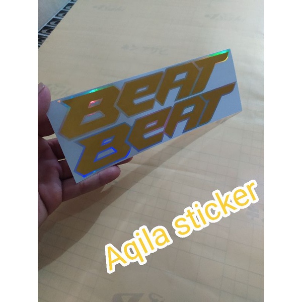 stiker Beat cuting terbaru,stiker motor