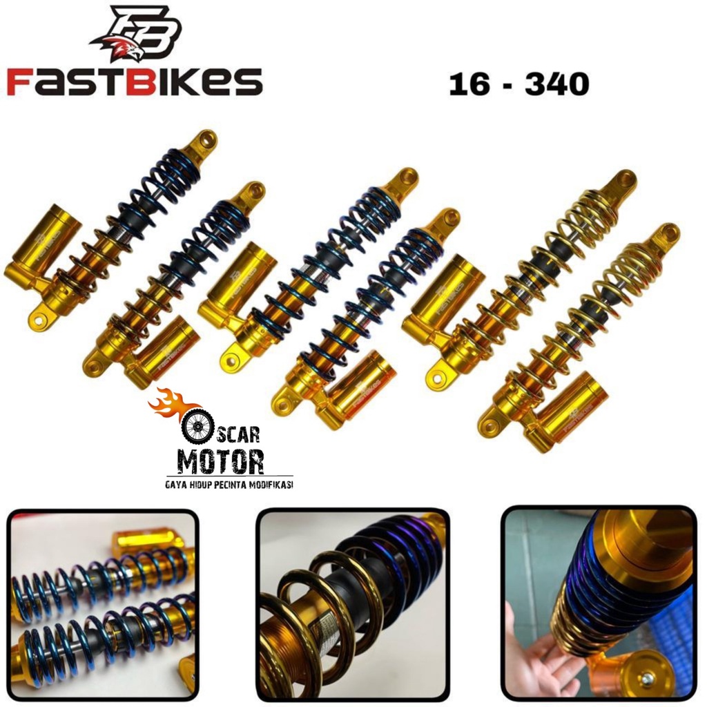 Shock Tiger Bebek Universal Tabung Bawah Uk 340 King Shogun Supra Jupi