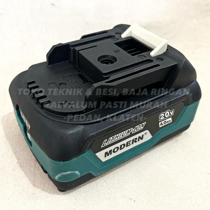 Baterai ORI Modern 20V 4Ah 4.0 AH Batrai Bor Impact Wrench M65 M16