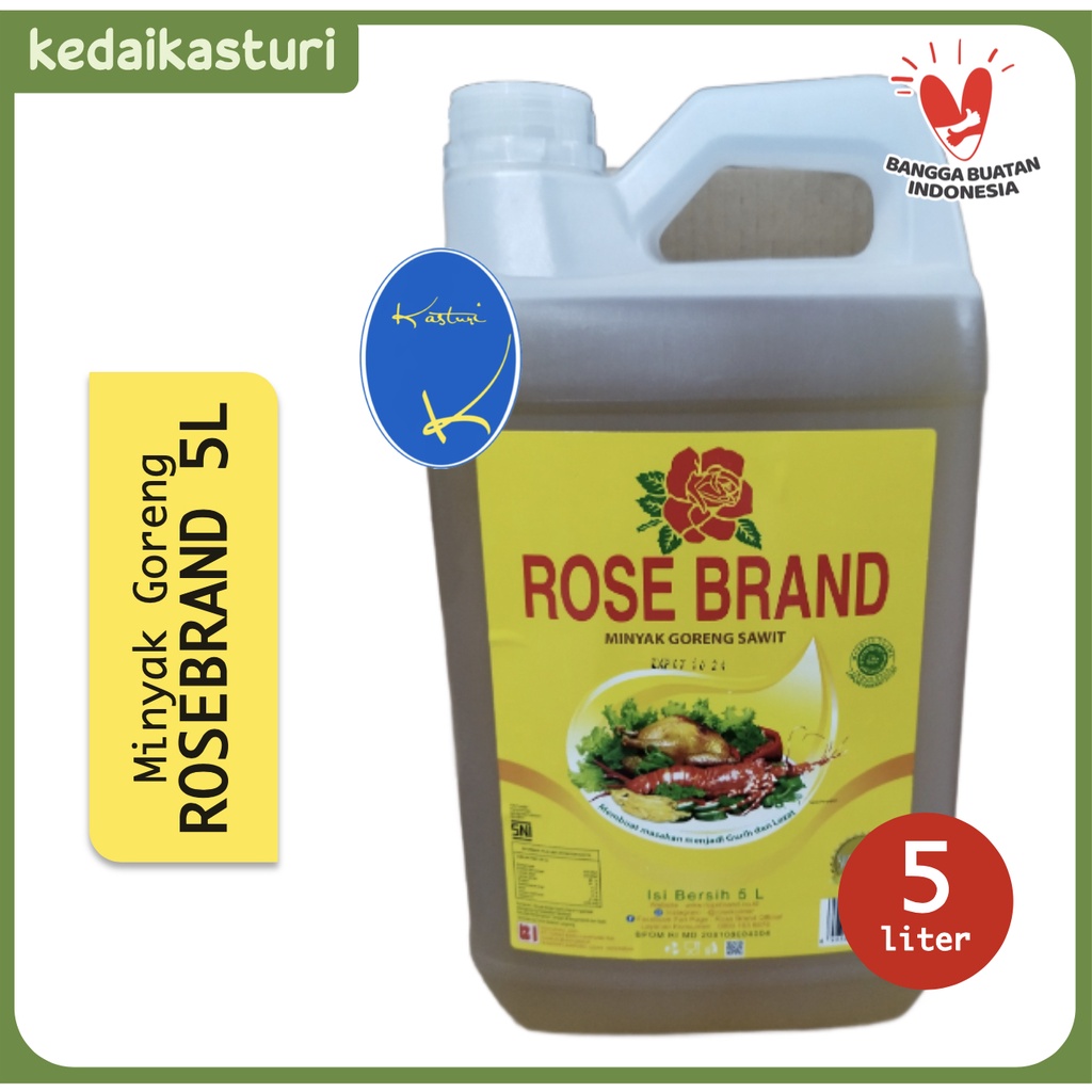 

Rose Brand 5 Liter Minyak Goreng Berkualitas