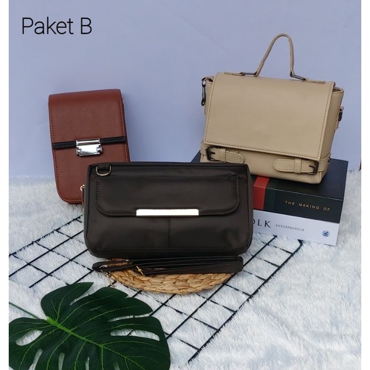 Tas selempang paket hemat promo 12.12 tas wanita