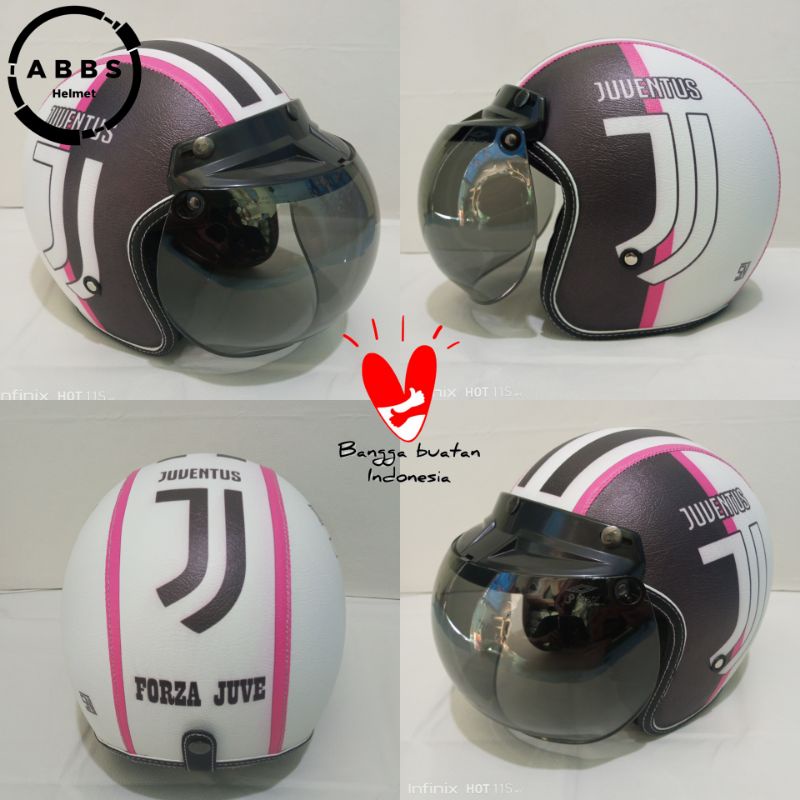 HELM BOGO RETRO NEW JUVENTUS