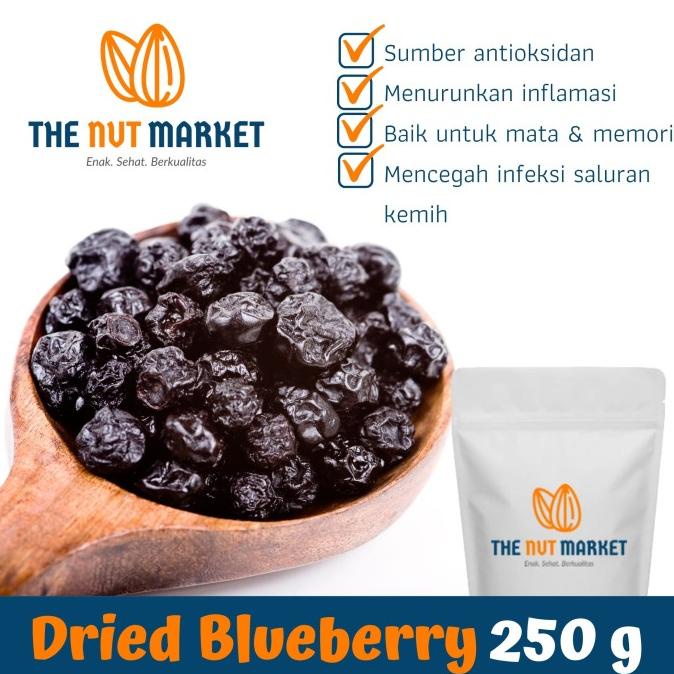 

Langka! Dried Bluberry USA 250 gram, Dried Fruits