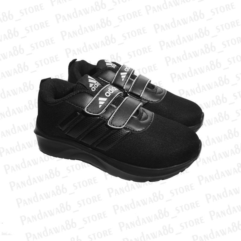 SEPATU ANAK SEKOLAH HITAM TK/SD  LAKI-LAKI PEREMPUAN UMUR 5-15 TAHUN