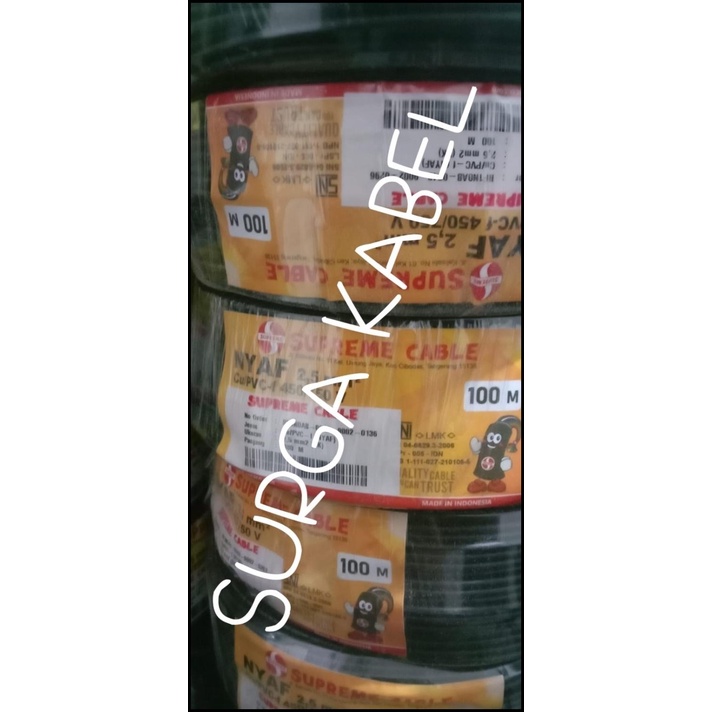 Promo Nyaf 1X2.5 Mm Supreme | Nyaf 2.5 Mm | Nyaf 1 X 2.5 Mm Supreme