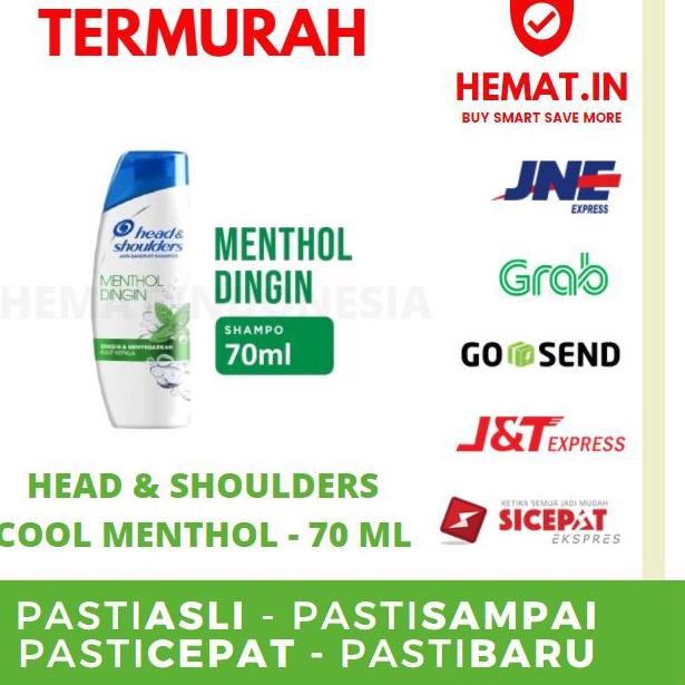 Dijamin puas--HEAD & SHOULDERS SHAMPOO 70 ML HEAD&SHOULDERS MENTHOL