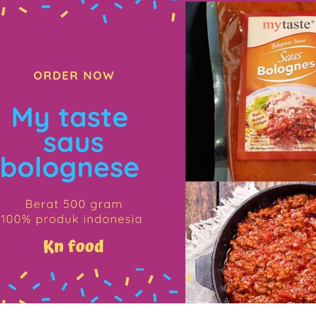 

Termurah Saus bolognaise- Bolognese sauce 500 gr My taste Lezat Ready Stok Banyak saus spagetti spageti bolognese