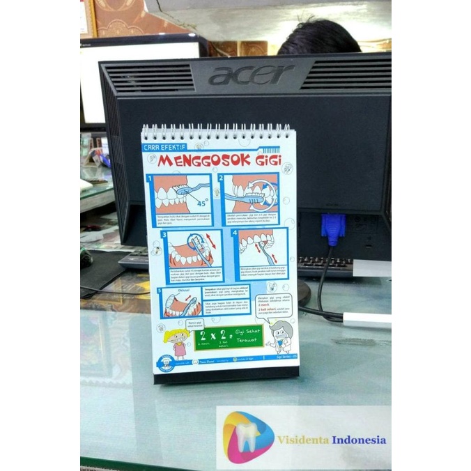 

[BISA COD] POSTER GIGI TIPE KALENDER MEJA ASSORTED 10 TEMA