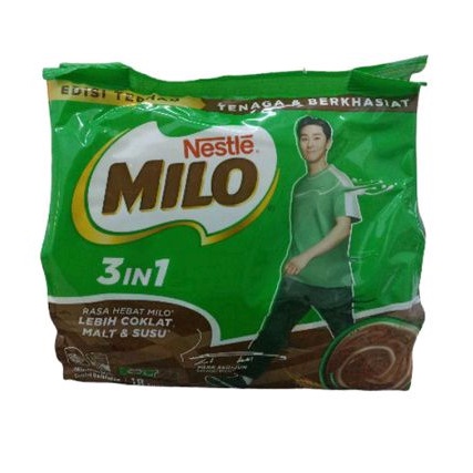 MILO 3 in 1 18 stik milo 3in1 malaysia