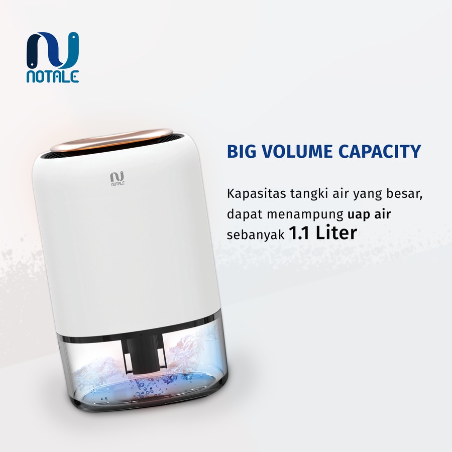 Notale Dehumidifier Suvo Air Dryer Serap kelembapan Humidifier Touch