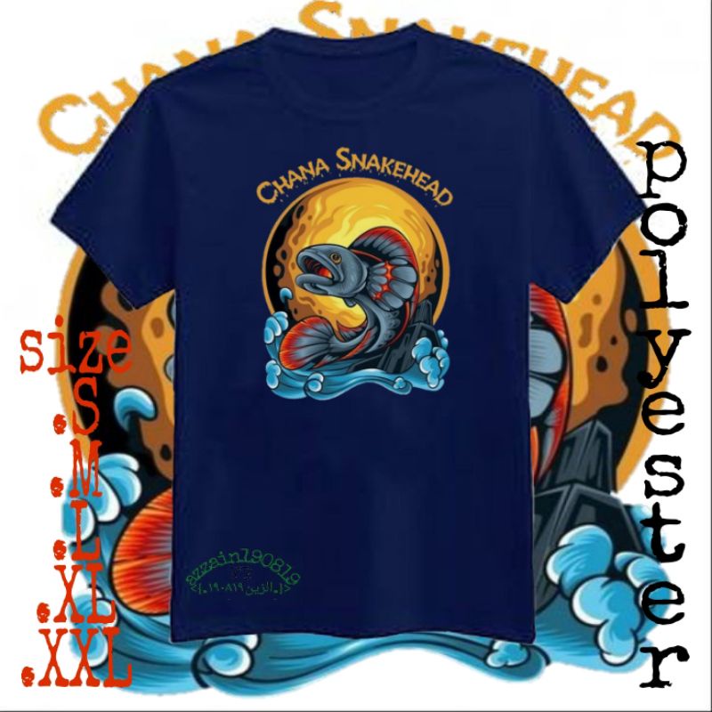 kaos anak channa snakehead/andrao/stewarti/limbata/auranti/maru/pulchra/blue pulchra/barca/marulioid