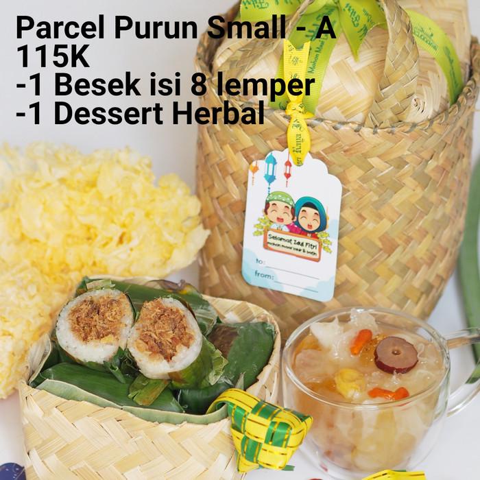 

Hampers Purun Isi 1 Dessert Herbal Dan Besek Isi 8 Lemper 005