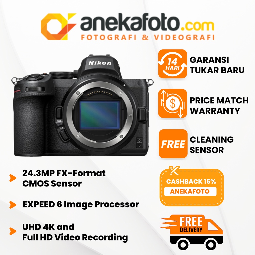 Nikon Z5 Z 5 Mirrorless Digital Camera (Body Only)