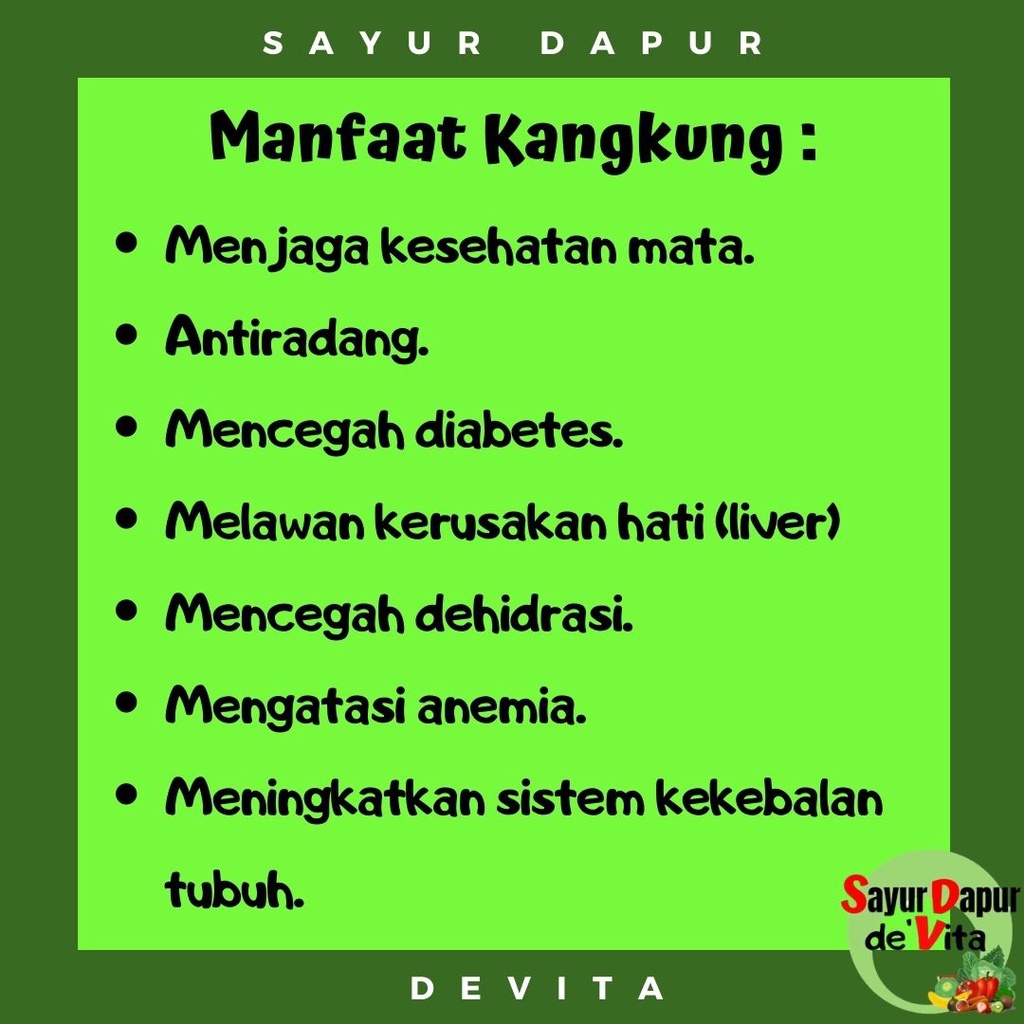 Paket Sayur Tumis Kangkung, perpack