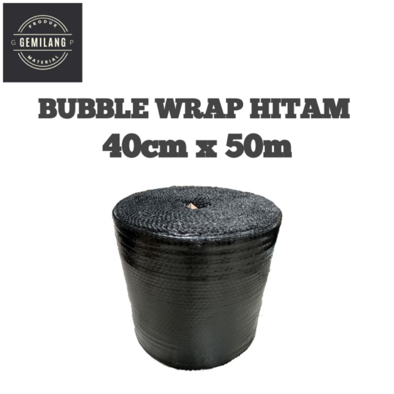 

BUBBLE WRAP HITAM 40cm x 50m