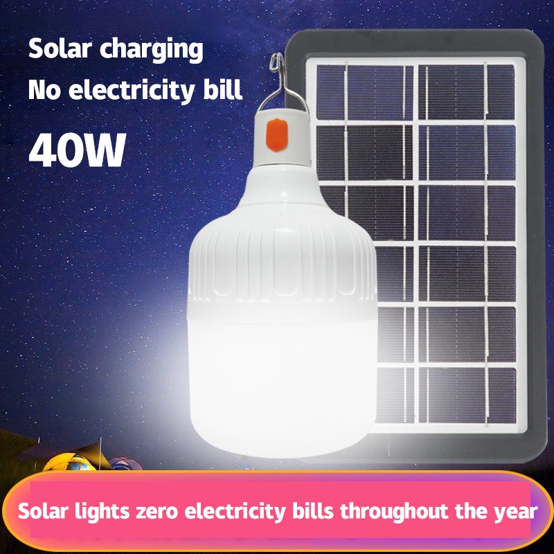 Lampu Solar Tenaga Surya LED BULB LIGHT Emergency 45W Lampu Camping