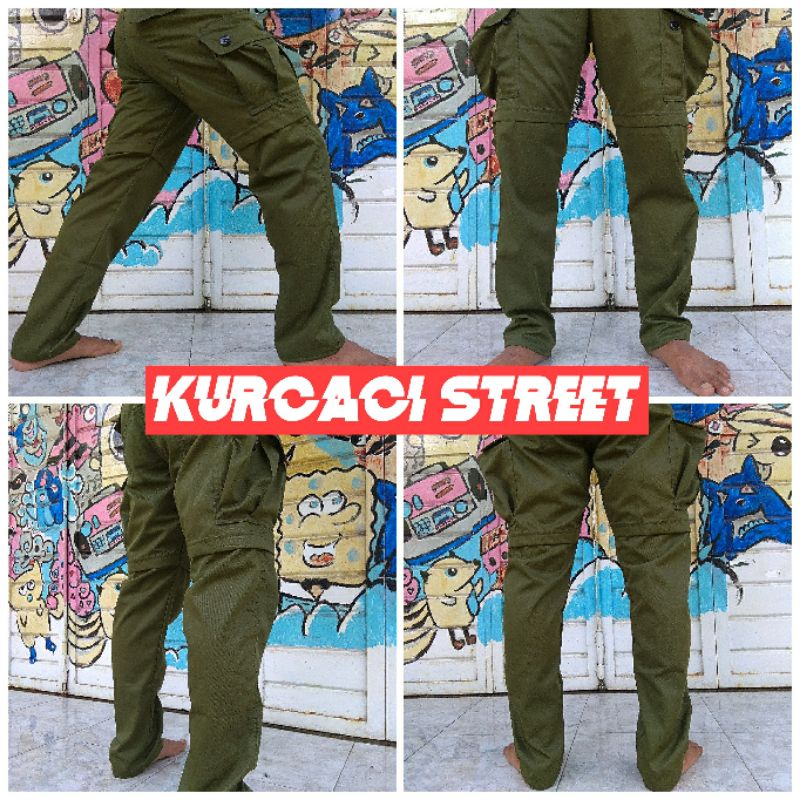 CELANA ALPIN/CARGO/KIMPOL HIJAU ARMY PANJANG