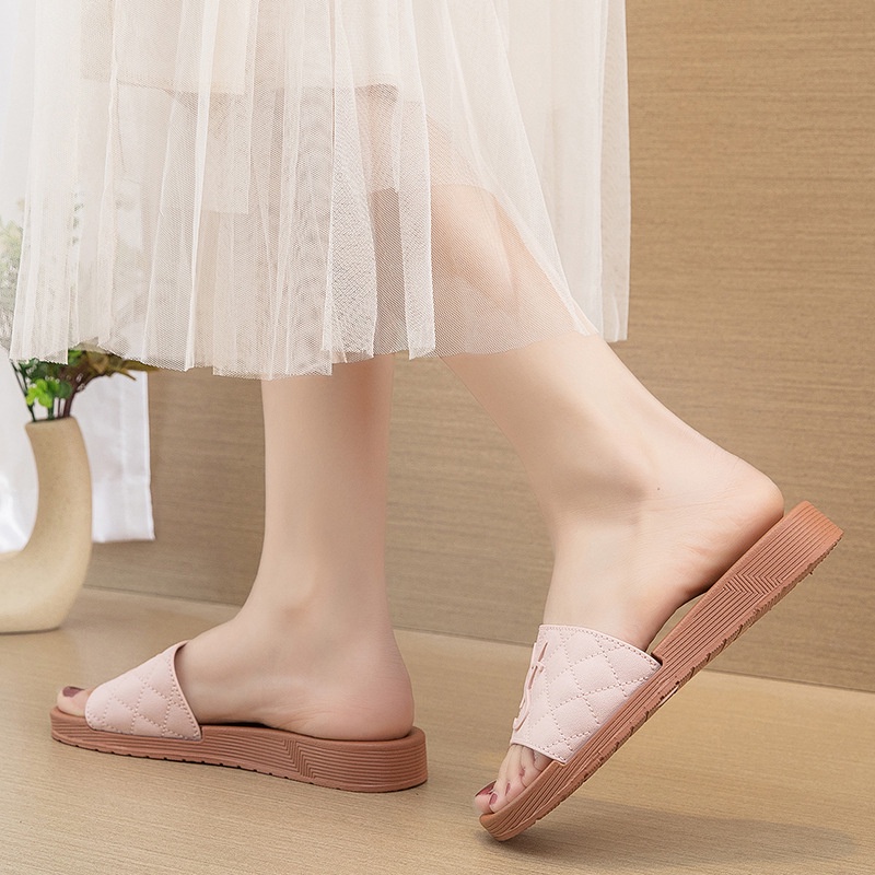 CYS COD Sandal wanita ys import fashion korea kekinian slip on sendal cewek terbaru SPT-34