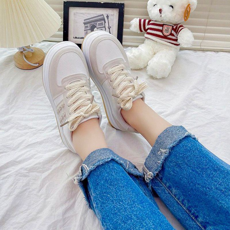 RYX - L-OVE Darling Sepatu Sneakers Tali Wanita Fashion Casual / Olahraga - Ori Import