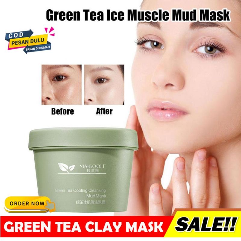 aschosme  Original Maigoole Greentea Cooling Cleansing Mud Mask