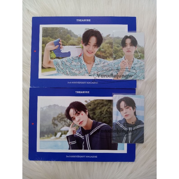 MEMBER SET MAGAZINE TREASURE 2ND ANNIVERSARY JIHOON ASAHI HARUTO JAEHYUK YOSHI PHOTOCARD PC POB BENE