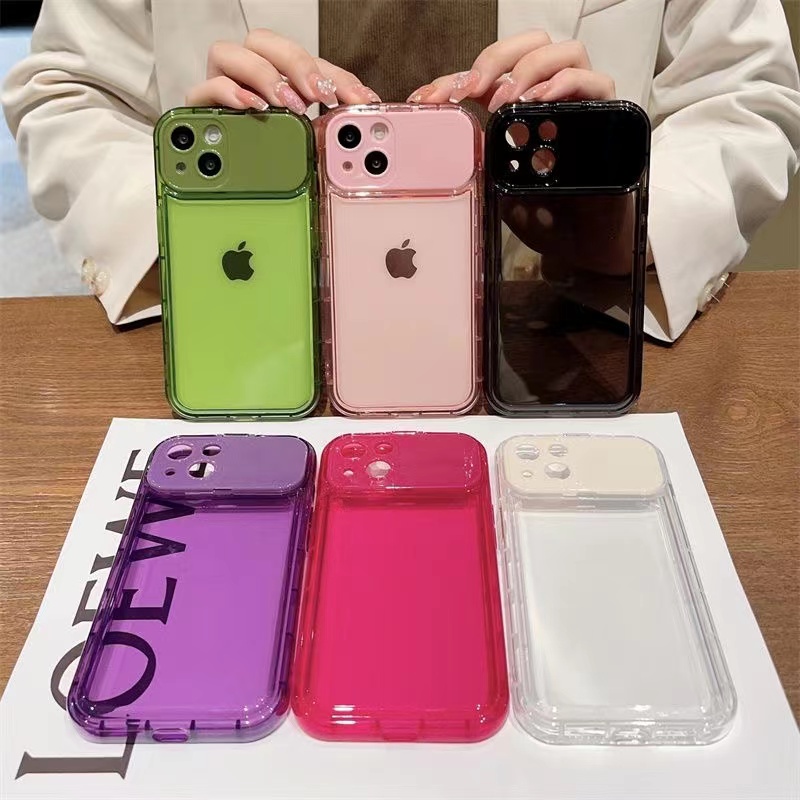 IPHONE Flip Mirror Cermin Rias Casing Ponsel Iphone11 12 13 14 Pro Max Plus X Xs Max Xr 7 8 Plus Sarung Case Shockproof