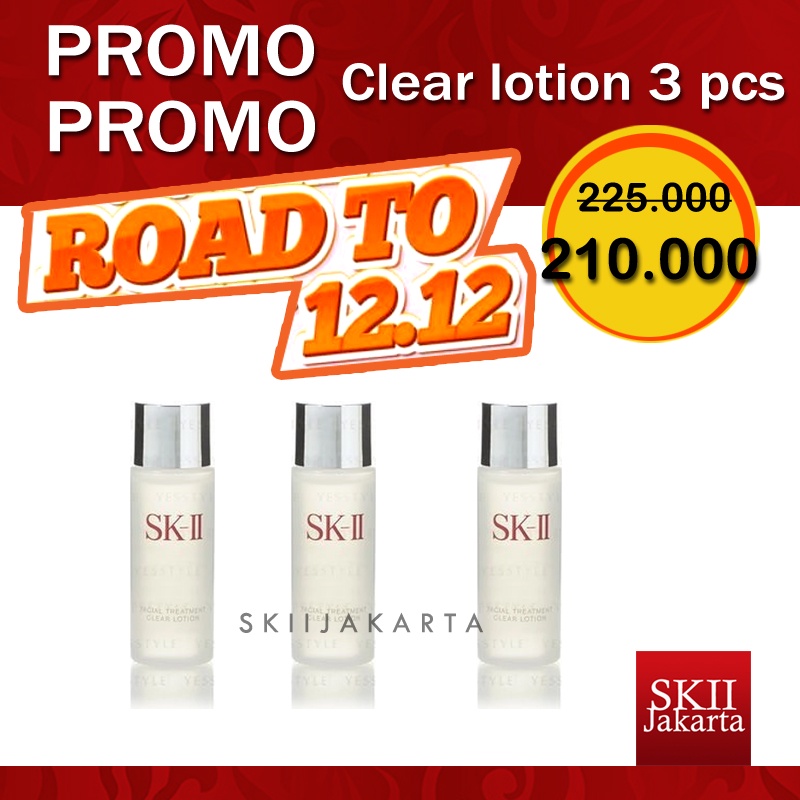 SK-II SK II SKII SK2 CLEAR LOTION UKURAN 30 ML TONNER SK-II