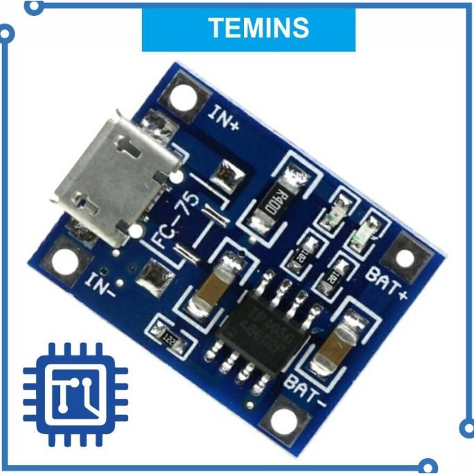 TP4056 Module Charger / Modul Charger Baterai (Micro USB)