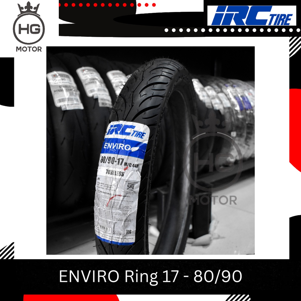 Ban Motor Supra / Jupiter IRC NR 91 ENVIRO 80/90 ring 17 Tubeless
