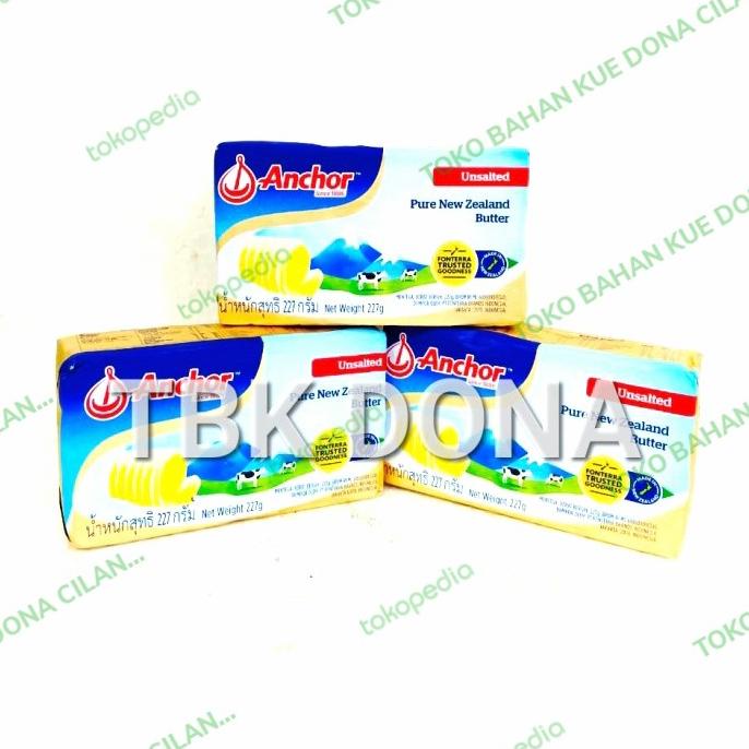 

Anchor Pats Salted dan Unsalted Butter 227 gram TERLARIS TERPERCAYA ORIGINAL