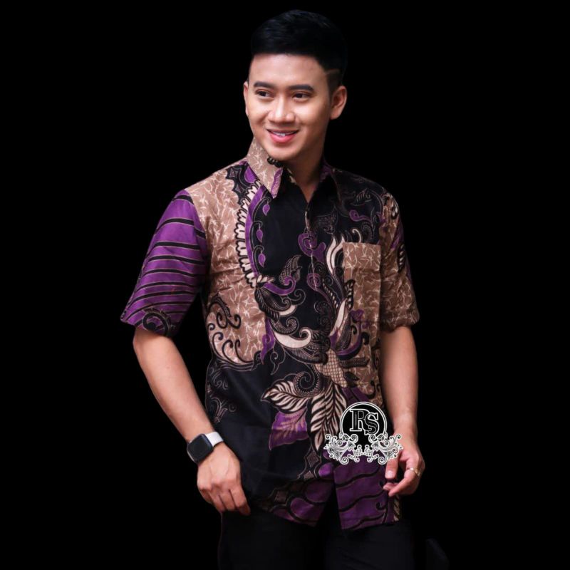 Kemeja batik pria lengan pendek reguler | Baju batik lengan pendek premium