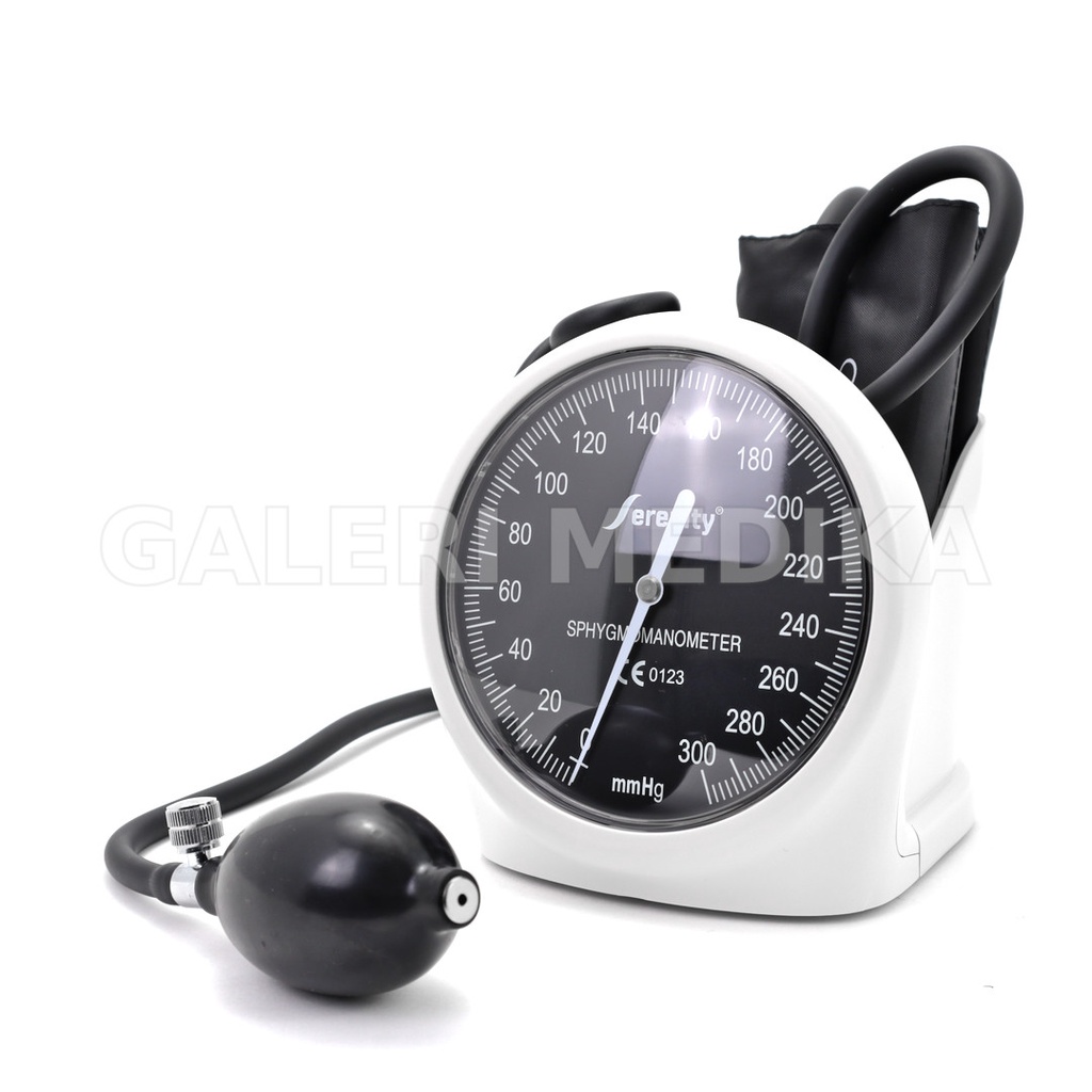 Tensimeter Aneroid Desktop Model / Tensimeter Manual / Tensimeter Kompas Serenity SR-118 - Alat Ukur Tekanan Darah