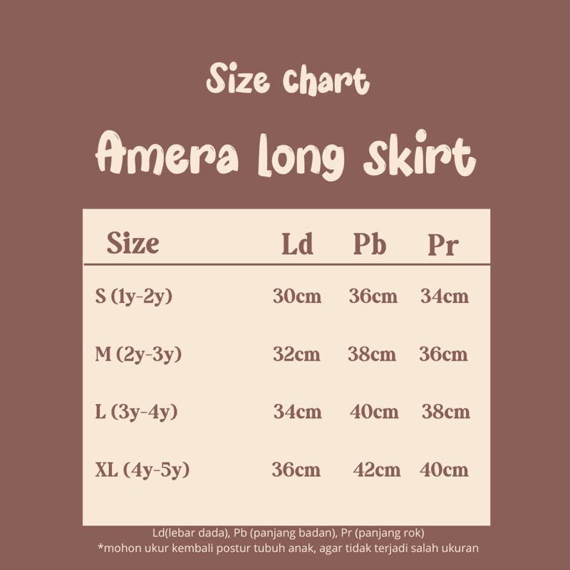 Amera Long Skirt Set Kids Embassy / Setelan Rok Anak 1-7thn