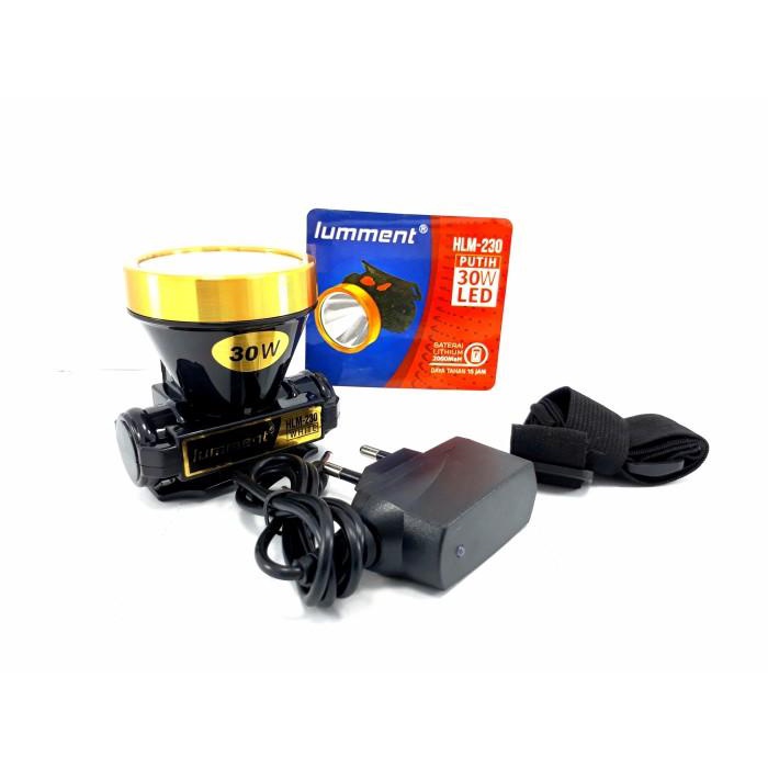 Senter kepala Lumment HLM-230 30w LED headlamp