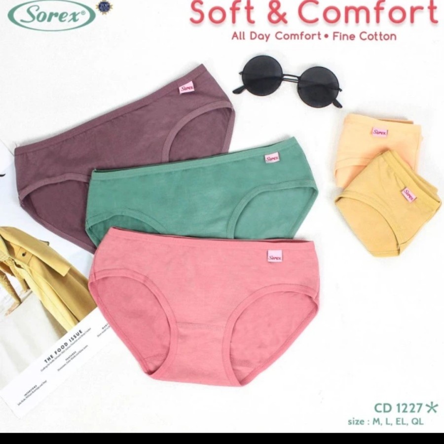 cd celana dalam wanita MINI sorex 1227 katun soft dan comfort
