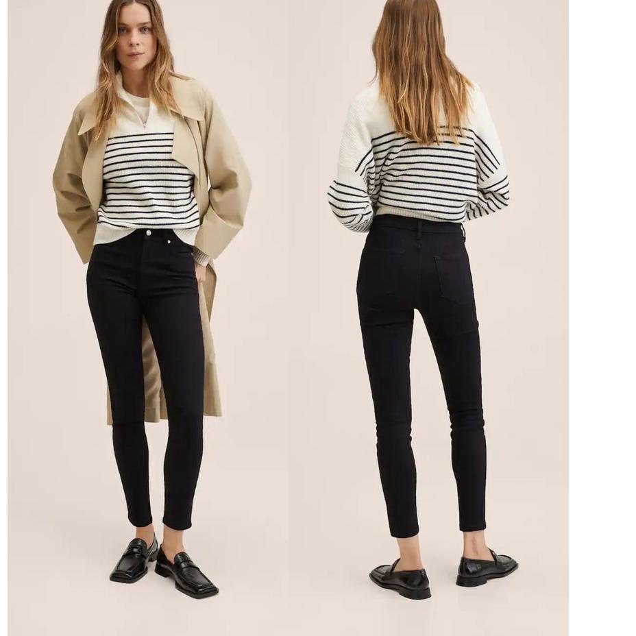 Menarik Mango Black Skinny Jeans