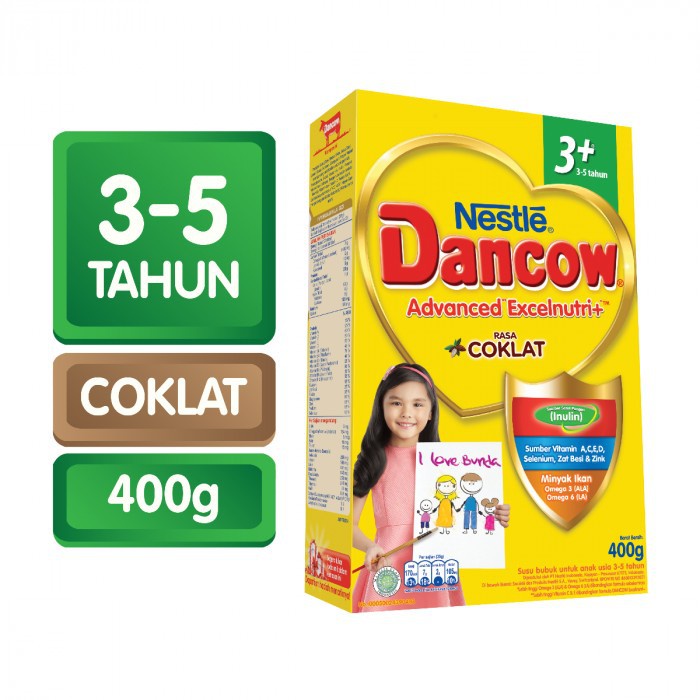 Dancow 3+ Choco 400 gram