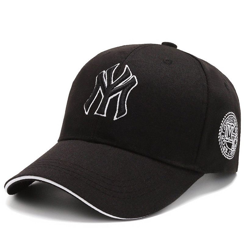 topi baseball NY premium hitam list putih