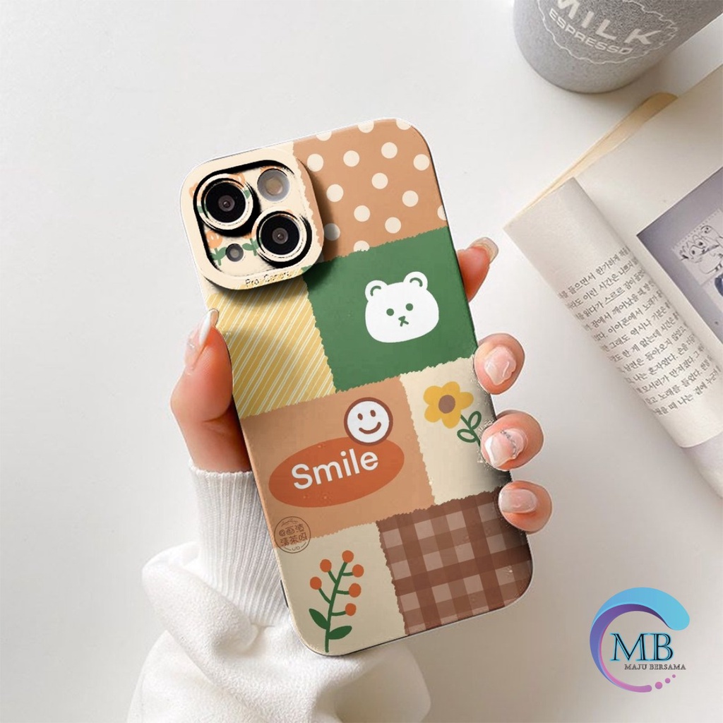 SS123 SOFTCASE SWEET BEAR FOR REALME C1 C2 5 5I C3 7I C17 9I 9 PRO C11 C12 C25 NARZO 20 C15 C12 C20 C11 2021 C21 C21Y C25Y C30 NARZO 50I PRIME C31 C35 NARZO 50A PRIME C33 C55 MB4068