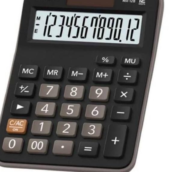 

⭐⭐⭐ KALKULATOR DESKTOP CASIO MX-12B - ORIGINAL & GARANSI RESMI CALCULATOR