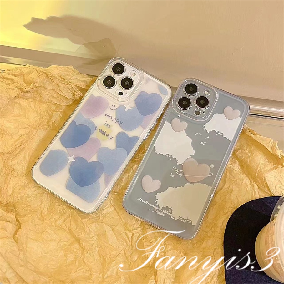 Realme C55 C35 C31 9 Pro+ C25Y C21Y C25 C25s C12 C21 C20 C20A C11 C17 7i C15 8 7 6 5 Pro 8i 5i 5s 6i Soft Case TPU Motif Awan Untuk