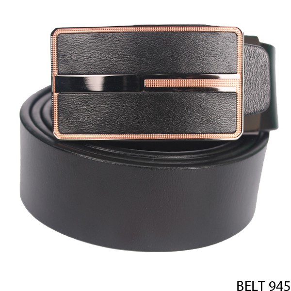 Gesper Pria Distro Semi Kulit Hitam – BELT 945