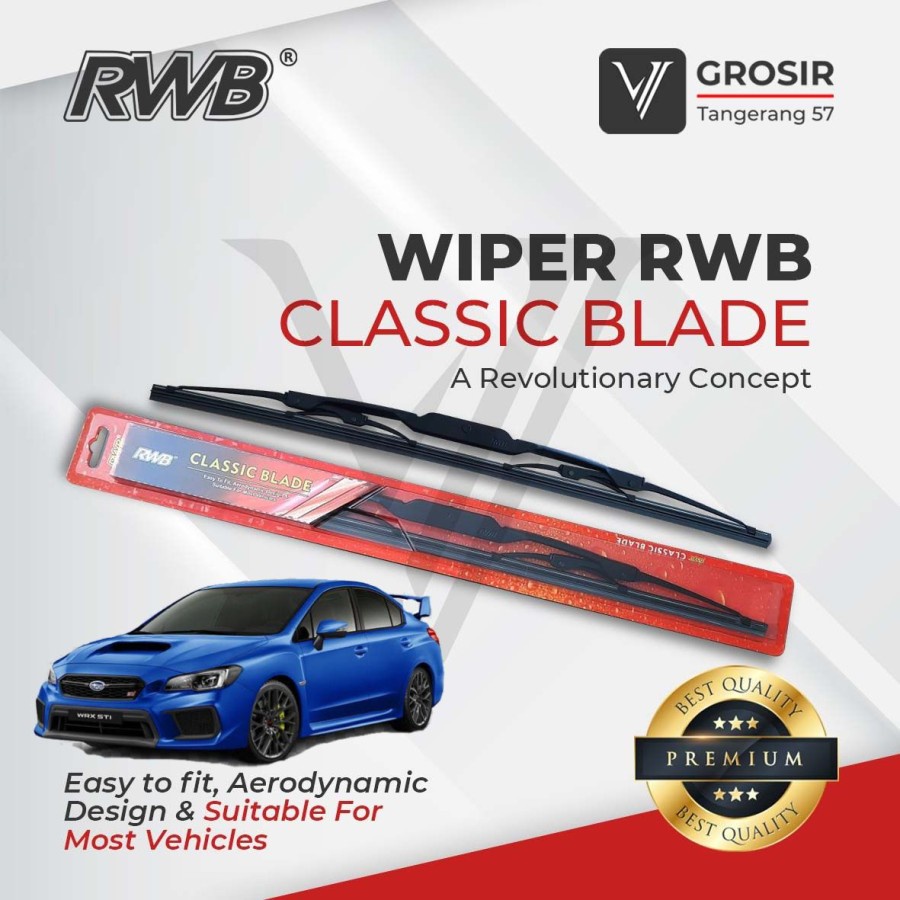 Wiper SUBARU IMPREZA WRX STI VA 2015-2020 Classic Blade RWB