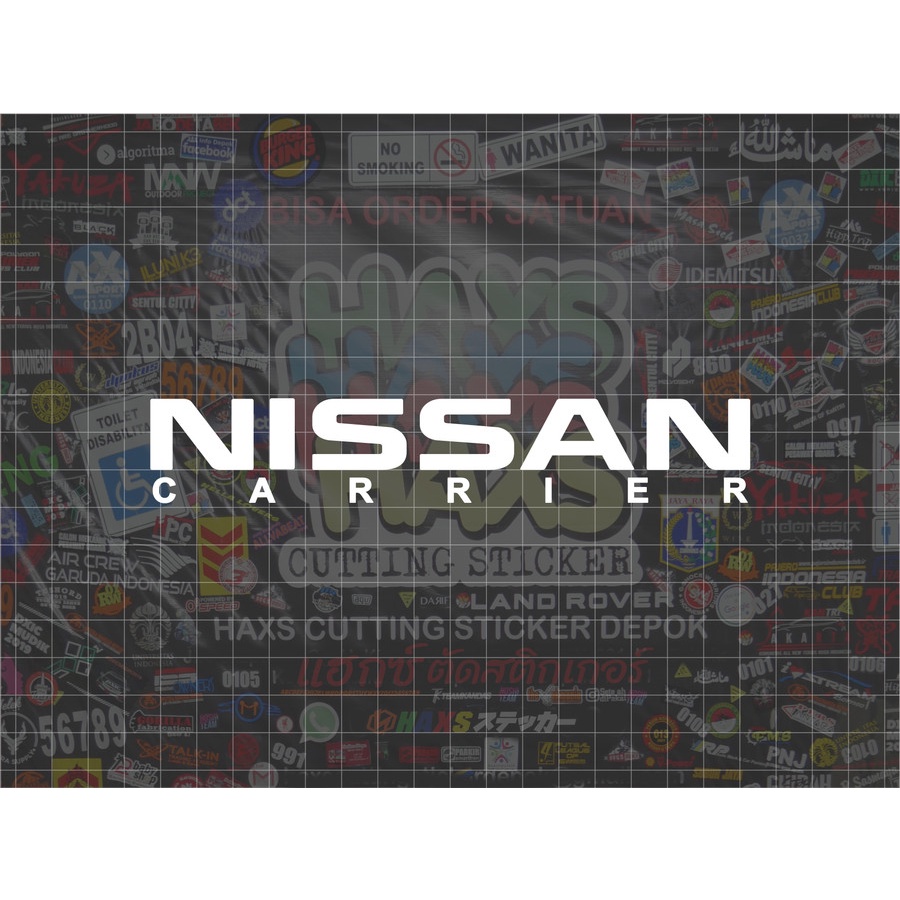 Cutting Sticker Nissan Carrier Ukuran 20 Cm Untuk Mobil