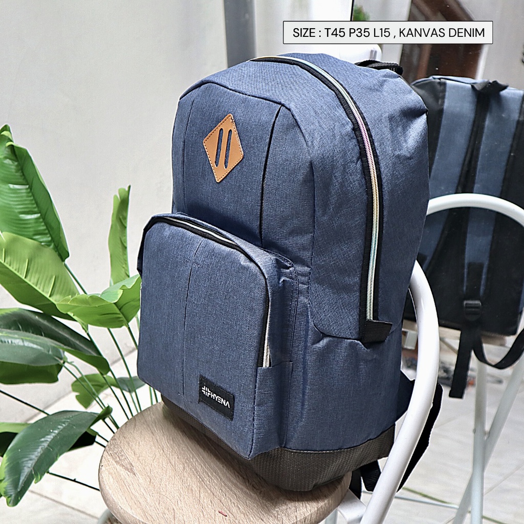Tas punggung backpacker besar kanvas tebal murah muat banyak barang buat traveling varian warna