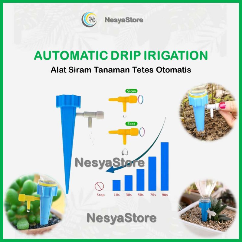 Irigasi Tetes otomatis / Drip Tetes Sistem Alat Irigasi Drip Botol Alat Siram Otomatis