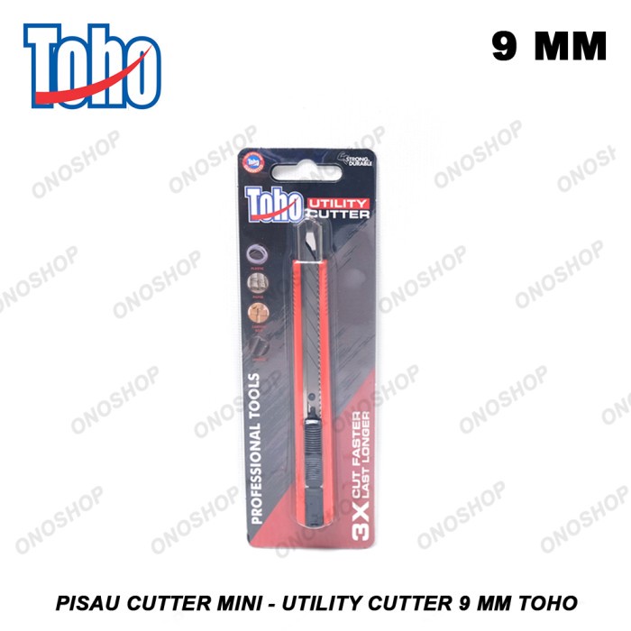 

Pisau Cutter Mini - Utility Cutter 9 mm Toho onosh00 Segera Beli