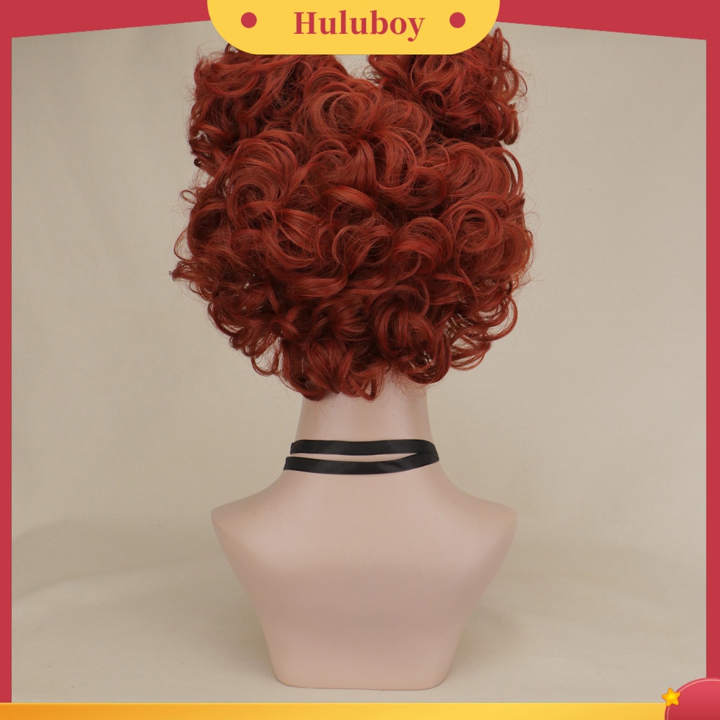Wig Rambut Palsu Wanita Model Penyihir Bahan Silk Tahan Panas Untuk Pesta